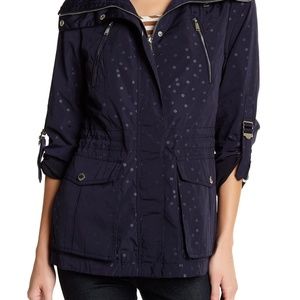 BCBGeneration Polka Dot Rain Jacket
